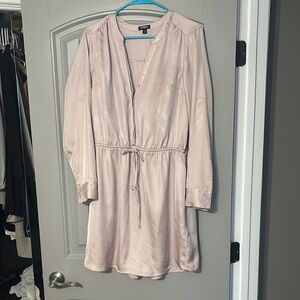Express Blush Pink Satin Dress